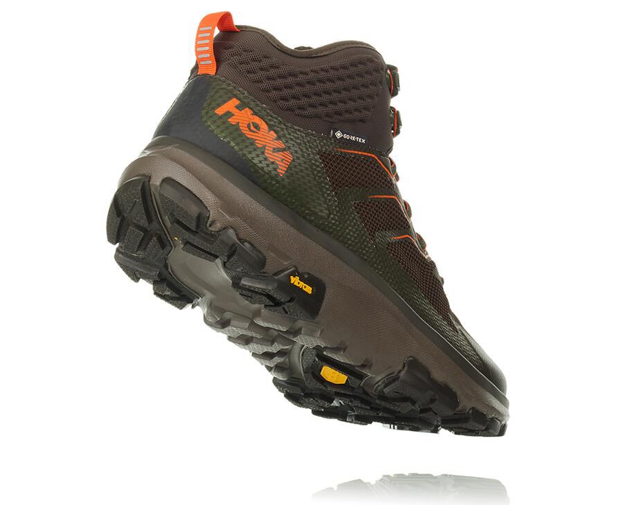 Hoka One One Yürüyüş Botları Erkek Kahverengi - Toa Gore-Tex - WG9456028